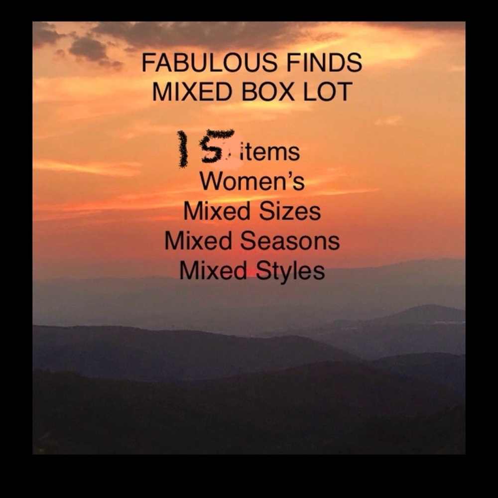 15 ITEMS MIX BOX - Fabulousness..!!